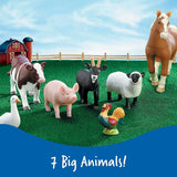 Learning Resources Jumbo Farm Animals, Juego De Juguetes