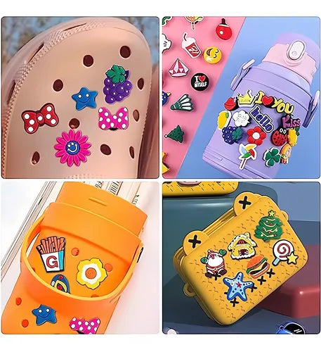 100 Al Azar Adornos Sandalias Decoración Accesorios