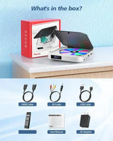 Mini Reproductor DVD HDMI Compacto Full HD Blanco