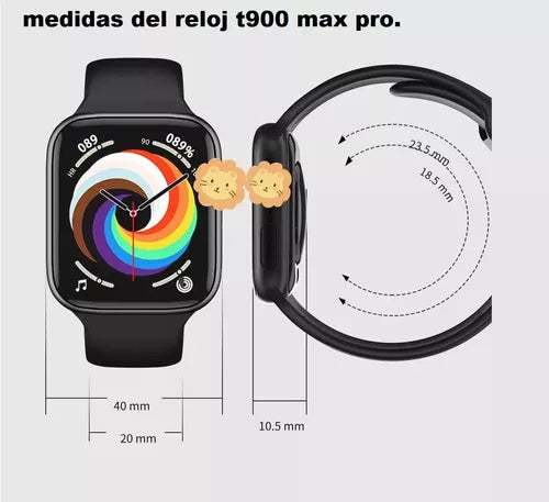 Reloj Inteligente T900 Pro Max Smart Watch Bluetooth