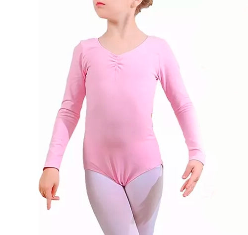 Leotardo Manga Larga Ballet Danza