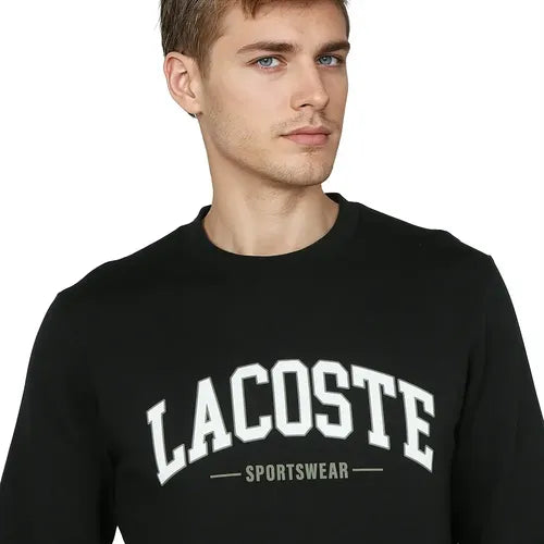 Polerón Cuello Redondo Hombre Lacoste SH2662 – Negro