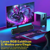 Subwoofer Bluetooth Multimedia Portátil Rgb Estéreo
