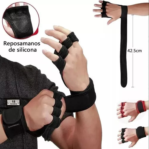 Guantes Entrenamiento Gym Pesas Alta Calidad (TALLA UNICA  L)