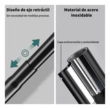 Cortina Ducha Tela Impermeable Barra Telescópica