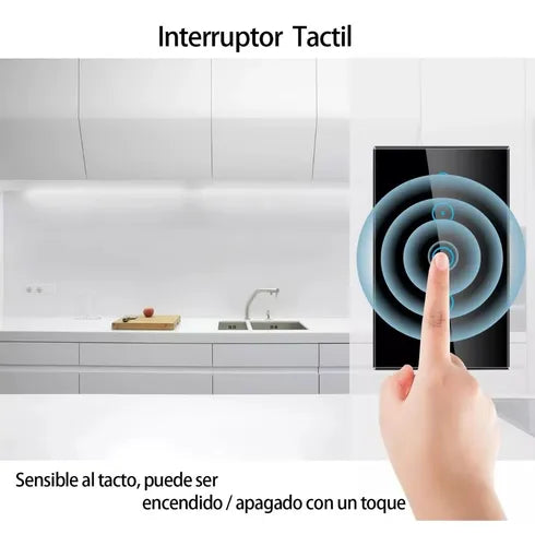 Intereruptor Inteligente Wifi Sin Cable Neutro 1, 2 o 3 Canales