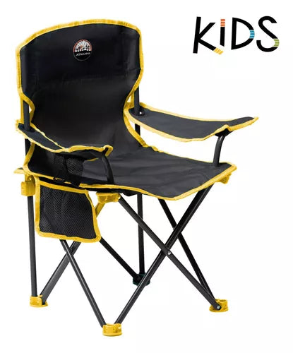 Atakama Outdoor Chaitén Silla Plegable De Camping Niños Color Amarillo