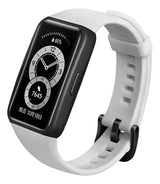 Correa De Repuesto Silicona Para Huawei Honor Band 6/ Band 6 Blanco 2.54 Cm
