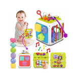 Juego De Enseñanza Para Bebés Con Cubo De Actividades 7 En 1