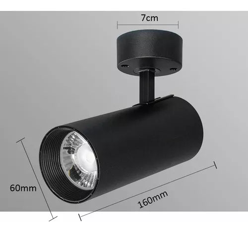 Lámpara Spot Dirigible Para Sobreponer Tl-5150 Led 20w