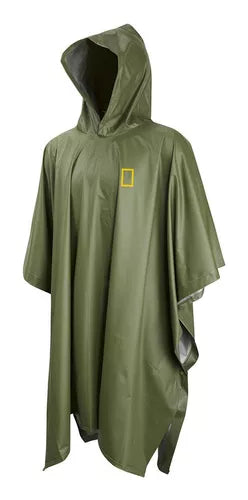 Poncho 100% Impermeable Unisex National Geographic Pvc