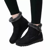 Botas De Invierno De Las Mujeres De Felpa Caliente Zapatos