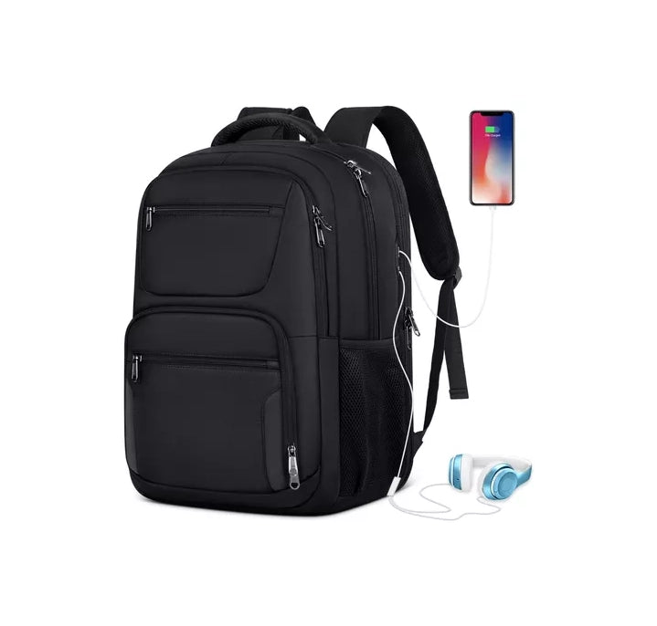 Mochila De Viaje Para Portátil 17inch Usb Antirrobo Bolsa