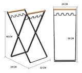 Basurero Papelero De Hierro Plegable Exterior O Cocina