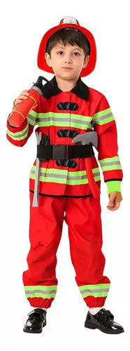 Disfraz Bombero Niños Rescate Especial Cosplay