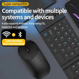 Teclado Y Mouse Inalámbrico Plegable, 2.4 Ghz Mini Teclado
