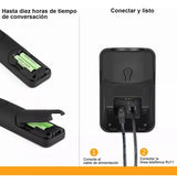 Telefono Multifuncional Sencillo Hogar Oficina De Pared Mesa Color Negro