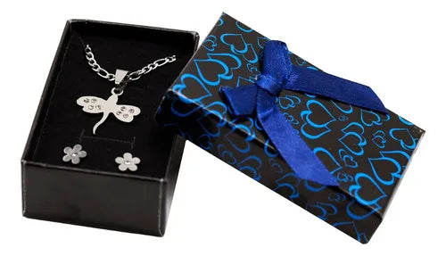 Set 24 Cajas 5x8 Con diseño Corazones