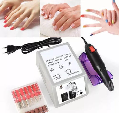 Maquina Torno Uñas Manicure Pedicure Pulidor Eléctrico