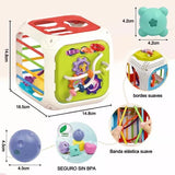 Juego De Enseñanza Para Bebés Con Cubo De Actividades 7 En 1