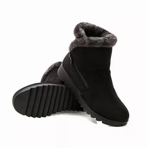 Botas De Invierno De Las Mujeres De Felpa Caliente Zapatos