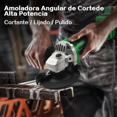 Esmeriladora Angular Inalámbrica Sin Carbones C/2 Baterías 20v 4.0ah