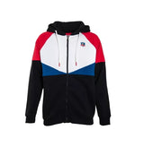 Poleron Colo Colo Urbano Zipper Negro Blanco Rojo