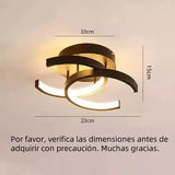 Lámpara De Techo Led Moderna Para Comedor Luz Tricromática