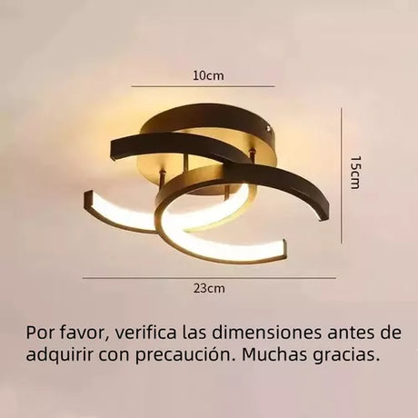 Lámpara De Techo Led Moderna Para Comedor Luz Tricromática