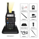 Walkie-talkie Baofeng Walkie-talkie UV5R de 2 radios y frecuencia 25|12.5KHz - negro