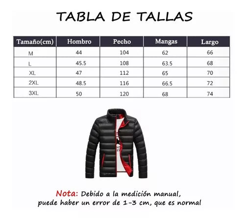 Chaqueta Termica Abrigo Invierno Moda Casual