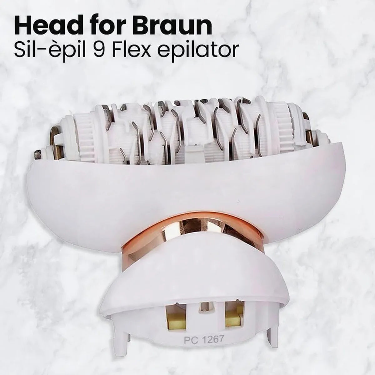 Cabezal de Repuesto Braun Silk-épil 9 Flex Tipo 5380 | Original | Compatible con Series 9 Flex