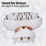 Cabezal de Repuesto Braun Silk-épil 9 Flex Tipo 5380 | Original | Compatible con Series 9 Flex