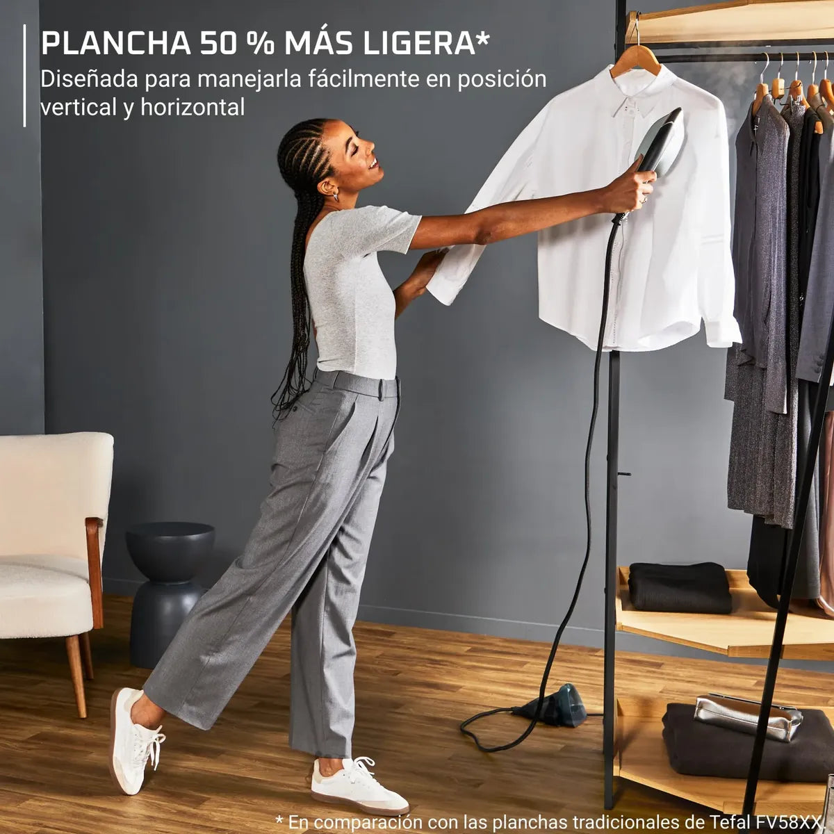 Plancha Y Vaporera 2 En 1 Rowenta Duo Force 110V