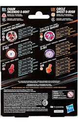 Beyblade X Circle Ghost 0-80gb Ux & Chain Incendio 5-60ht