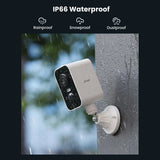 ieGeek ZY-G2 Cámara de Seguridad 4G LTE 2K con Panel Solar, Batería 9000 mAh y Visión Nocturna