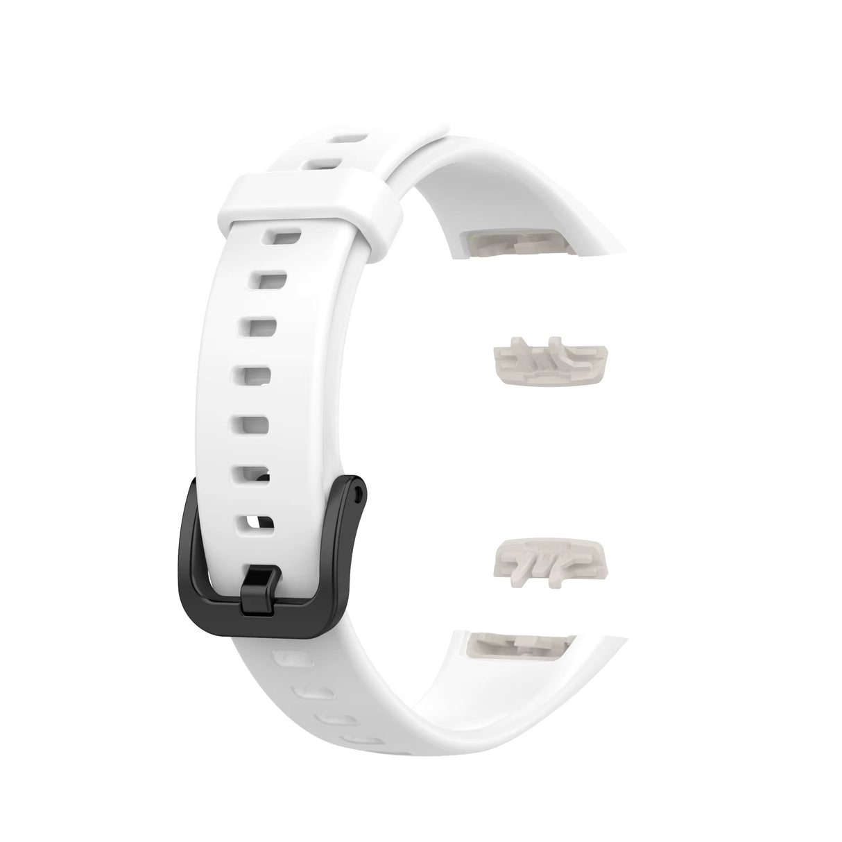 Correa De Repuesto Silicona Para Huawei Honor Band 6/ Band 6 Blanco 2.54 Cm