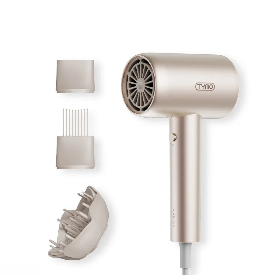 Secador de Pelo TYMO AIRBLISS 3 en 1 Profesional 110V | Iónico de Alta Velocidad con Difusor