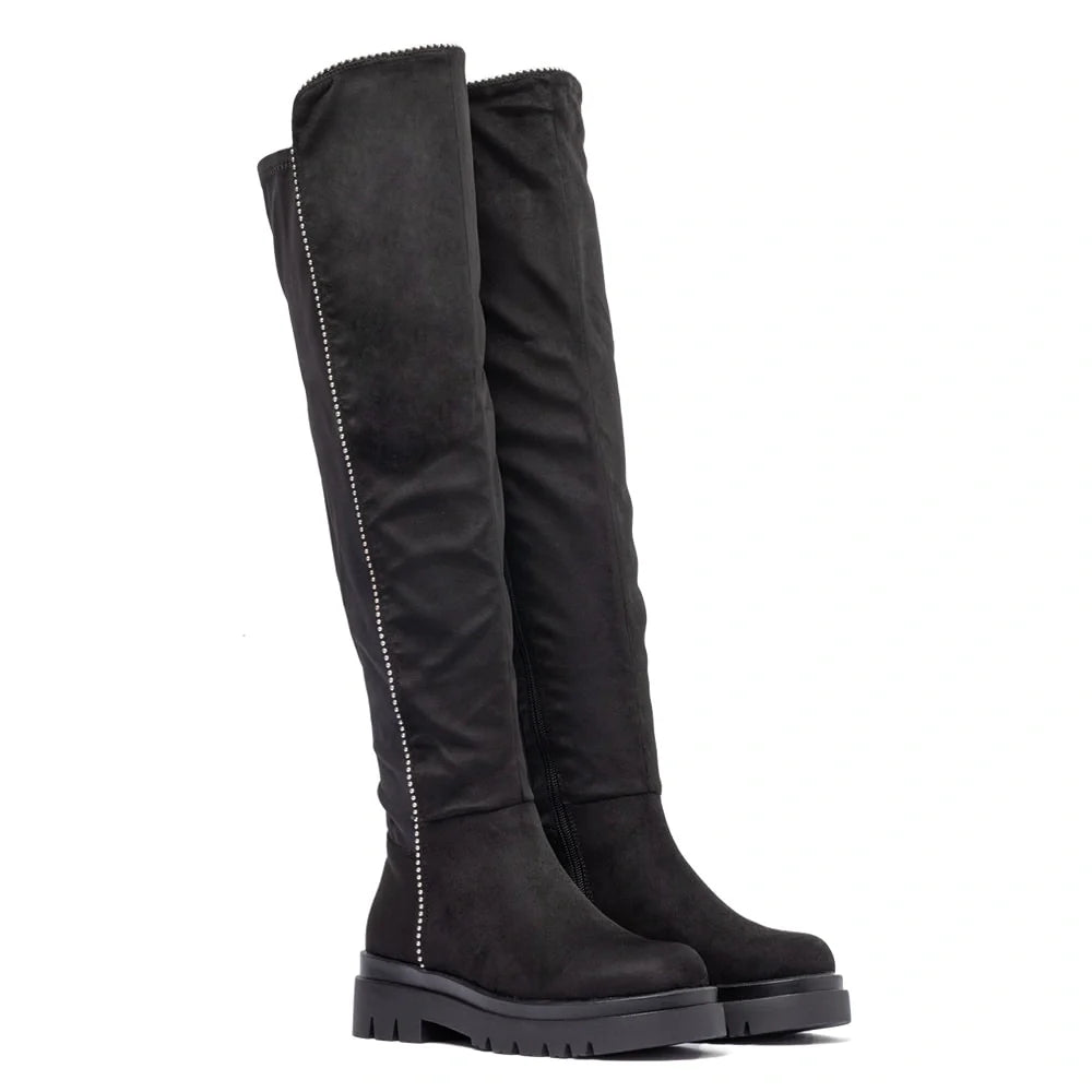 Bota Largas Emberleigh Negro Weide GENERICOS