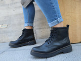 Bototos Ecocuero Suela Negra Unisex con Cierre | Diseño Urbano, Cómodo y Versátil