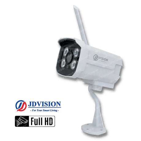 Kit de Seguridad WiFi NVR 8 Canales + 4 Cámaras Bullet 3MP JDVision | Vigilancia Inteligente Full HD+