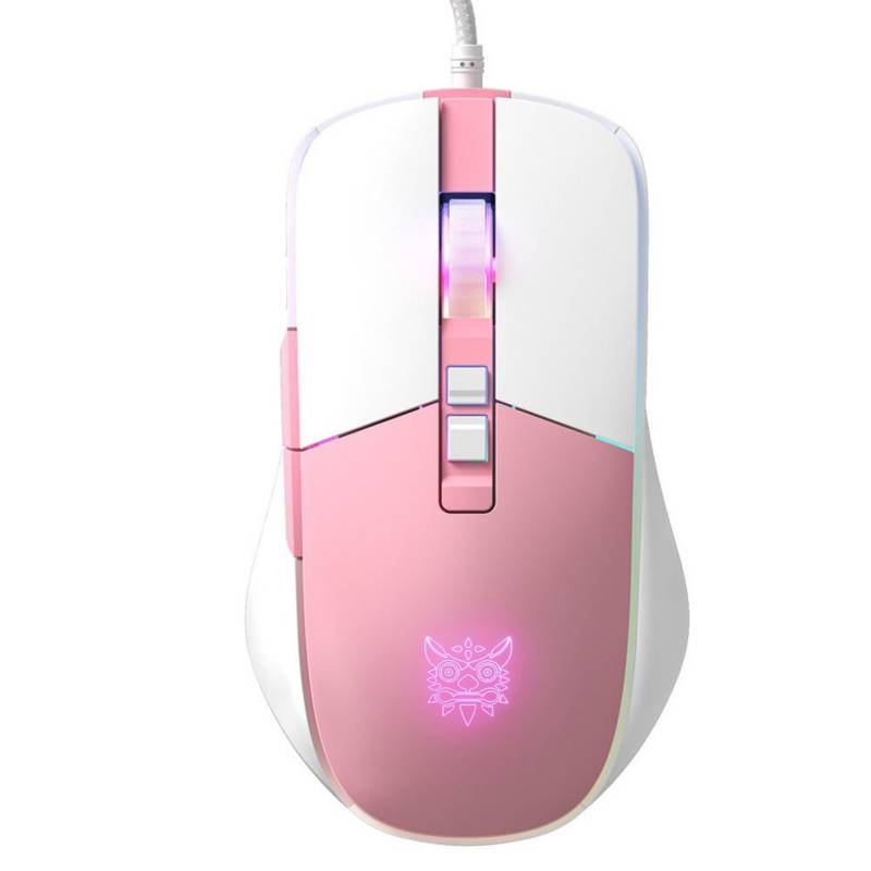 Kit gamer 2 en 1 onikuma g26-cw916, teclado + mouse pink