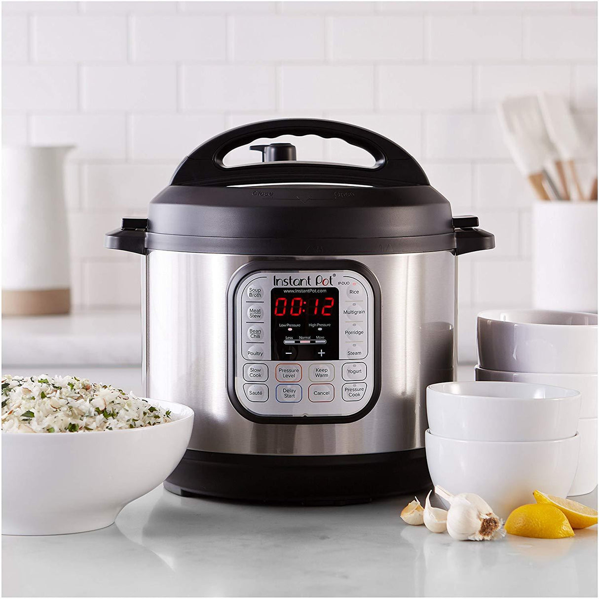 Instant Pot Duo 60 V5 | Olla a Presión Eléctrica Multifunción 7 en 1 | 6 Quarts (5,7 Litros) | 1000 W / 120V