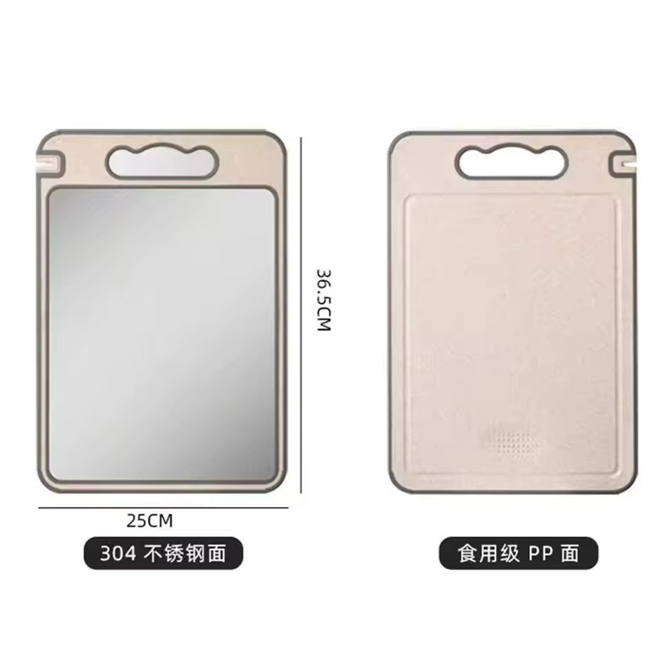 Tabla de cortar Eco Smart: superficie antideslizante de 2 caras con afilador de cuchillos oculto