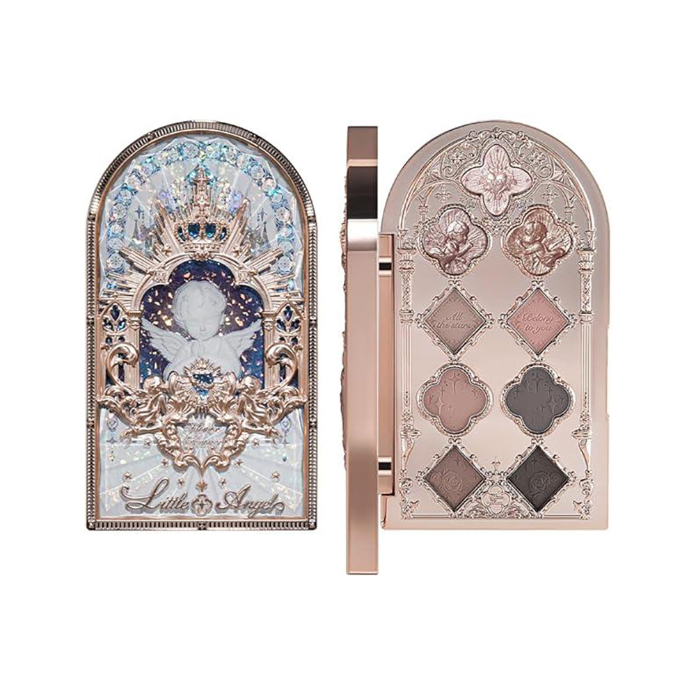 Flower Knows Little Angel Collection | Paleta de Sombras 9 Colores 01 Eden's Angel | 10.5 g