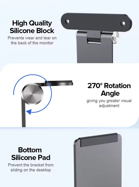 UPERFECT-soporte VESA de Monitor portátil con tornillo de mano