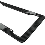 2 cubre patente de plastico textura fibra de carbono
