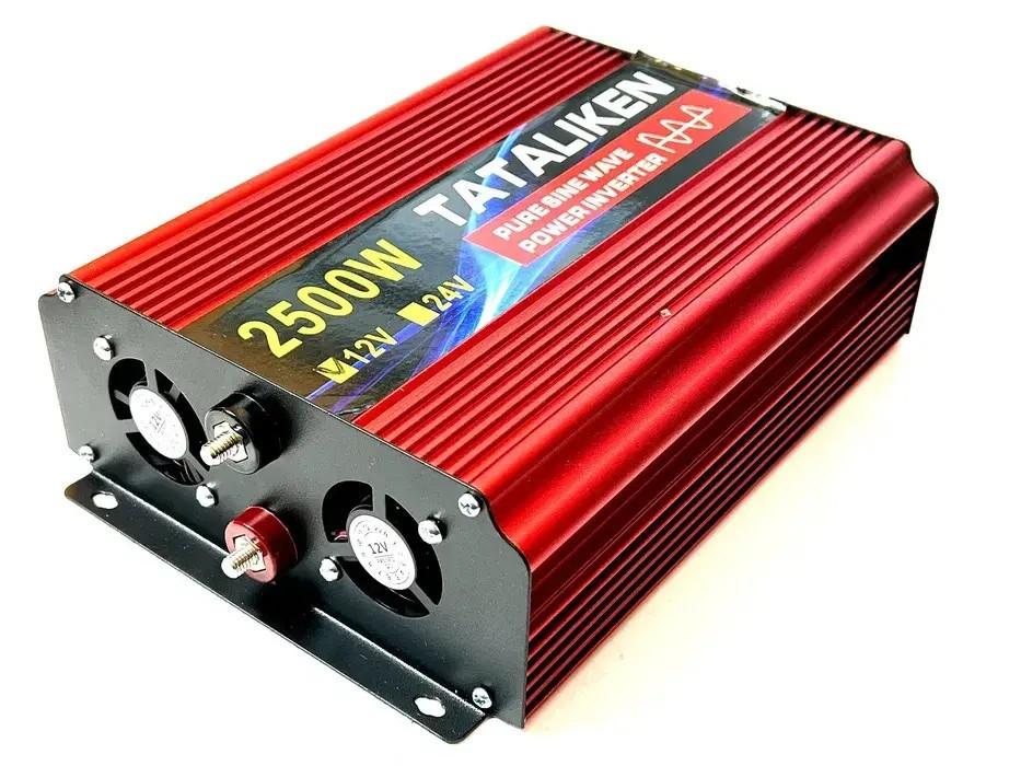 Inversor de Onda Sinusoidal Pura 2500W | 12V CC a 220V CA | TATALIKEN