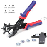WORKPRO WP231078 – Pinza Sacabocados de Alta Palanca con Cabezal Giratorio 360°
