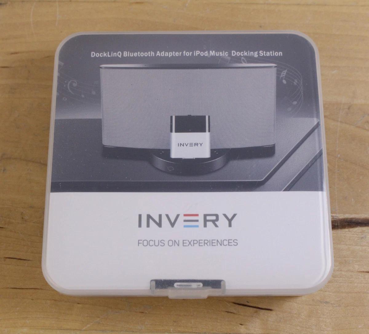Adaptador Bluetooth INVERY DockLinQ Pro para Bose SoundDock | Bluetooth 5.0 | 30 Pines | Nuevo